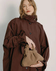 A BRONZE AGE - MANTEAU DE PLUIE JUDY - CHOCOLAT - AH26