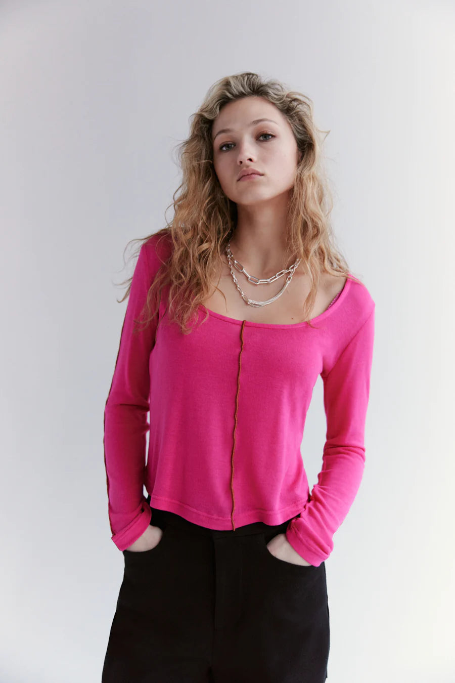 EVE GRAVEL - LIMA TOP - BAYBERRY - FW23