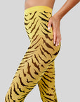 SWEDISH STOCKINGS X LEANDRA MEDINE COHEN - COLLANT TIGRE ROXANA - ORANGE