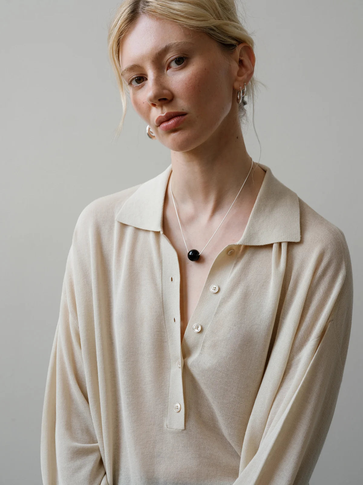 LISBETH JEWELRY - LOTER NECKLACE - OBSIDIAN