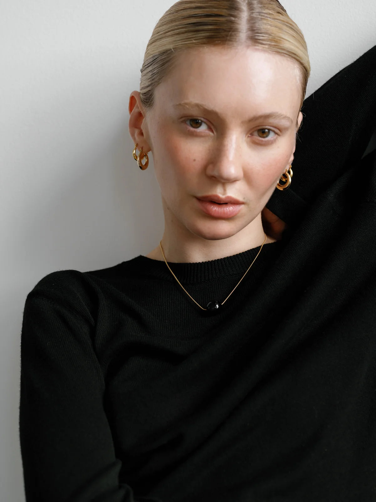 LISBETH JEWELRY - LOTER NECKLACE - OBSIDIAN
