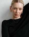 LISBETH JEWELRY - LOTER NECKLACE - OBSIDIAN