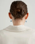 LISBETH JEWELRY - ANNEAUX BOULE ANGELITE - ARGENT