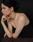 LISBETH JEWELRY - COLLIER BOULE CLASSIQUE - JASPE AVOCAT