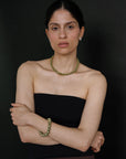 LISBETH JEWELRY - BRACELET GRANDE BOULE - JASPE AVOCAT