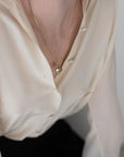 LISBETH JEWELRY - COLLIER MÉDAILLON COEUR CLASSIQUE - OR REMPLI