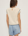 MELISSA NEPTON - MALI SWEATER - CREAM - SS25