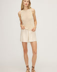 MELISSA NEPTON - MIRALI SLEEVELESS TOP - CREAM - SS25