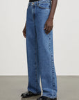 SKALL STUDIO - JEANS DROIT MADDY - BLEU MOYEN DÉLAVÉ - AH24