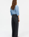 SKALL STUDIO - JEANS DROIT MADDY - NOIR DÉLAVÉ VINTAGE - AH25