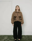 A BRONZE AGE - MANTEAU MARVIN - TAUPE - AH26