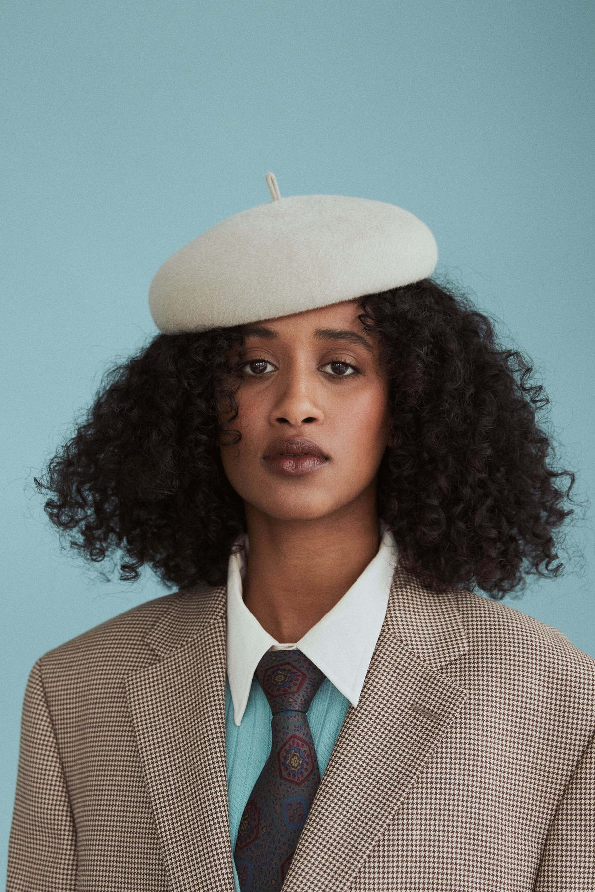 HEIRLOOM - BERET EN FEUTRE MEDULLA - SILVERBELLY