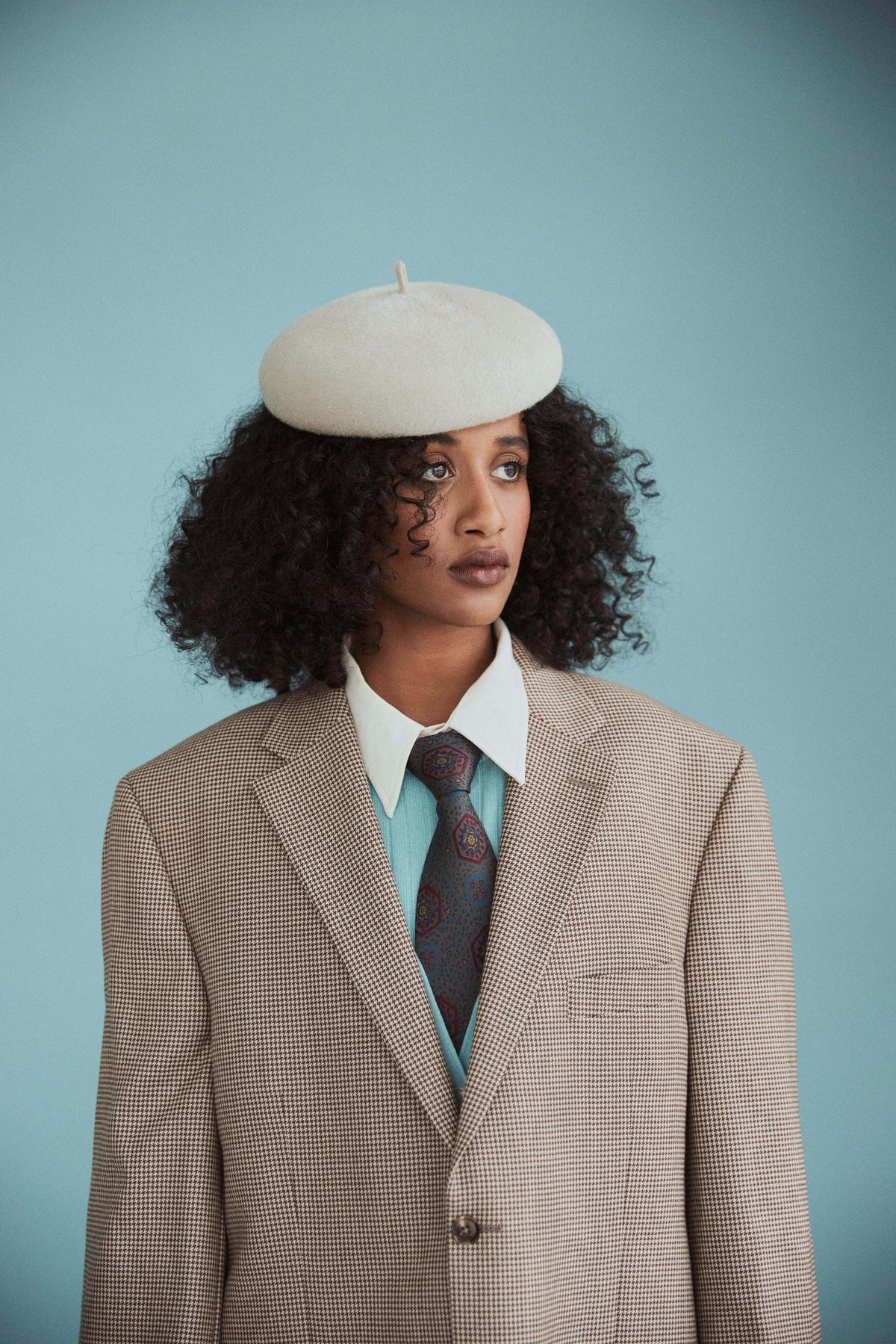 HEIRLOOM - BERET EN FEUTRE MEDULLA - SILVERBELLY