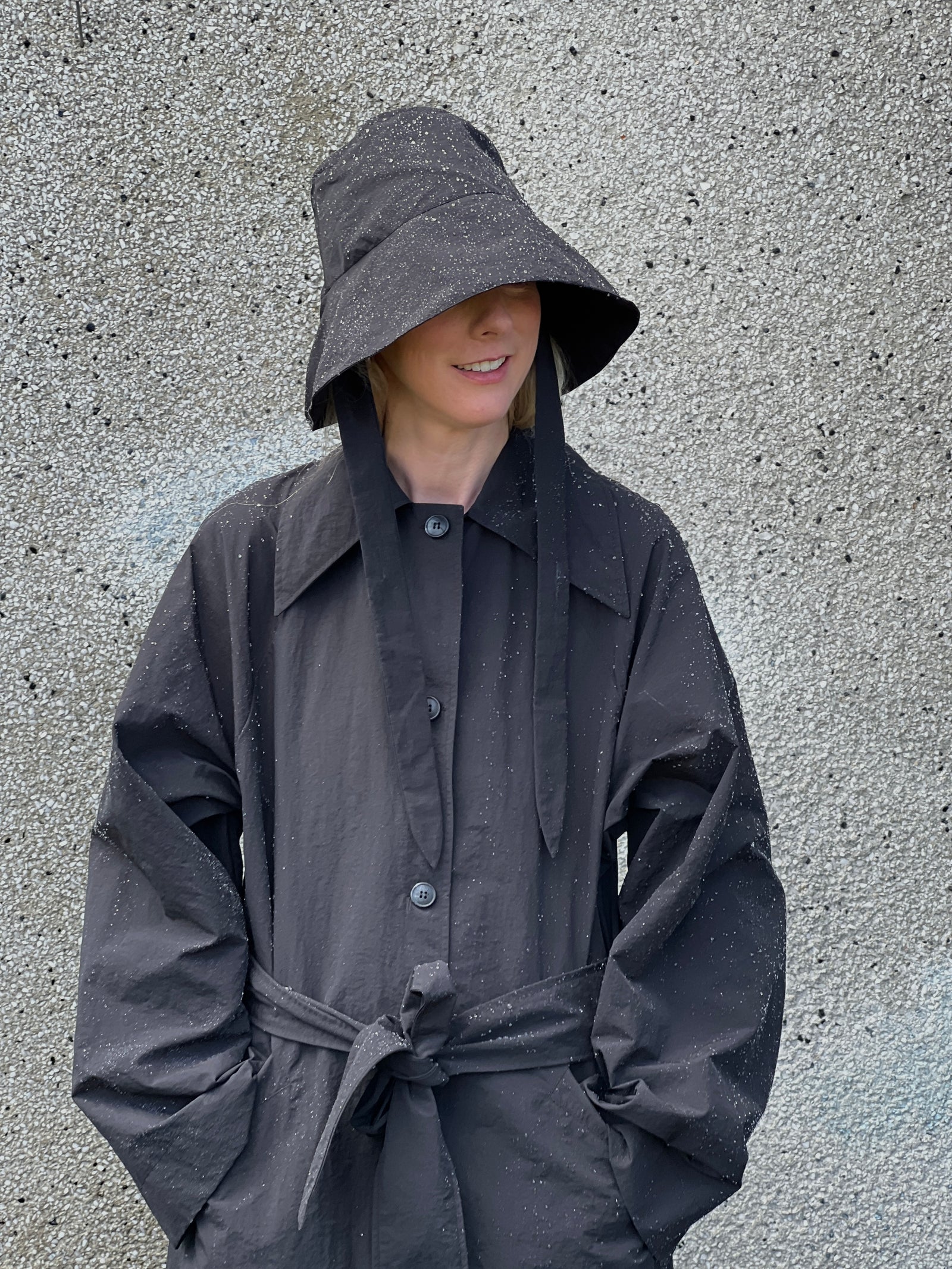 A BRONZE AGE - CHAPEAU MILO - NYLON NOIR - AH26