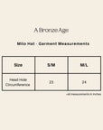 A BRONZE AGE - CHAPEAU MILO - NYLON NOIR - AH26