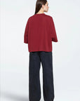 MINIMUM - T-SHIRT MIRA - MERLOT - AH25