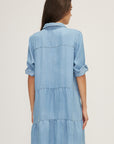 MELISSA NEPTON - ROBE NANCY - MEDIUM BLEU - PÉ25