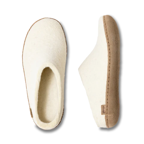 GLERUPS - SANS-GÊNE SLIP ON - LEATHER/WHITE