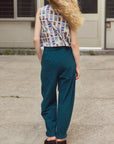 EVE GRAVEL - NIKKI SHIRT - BLUE GOLD - SS26