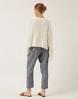 NAIF - CLOVER SWEATER - WHITE - SS25