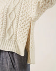 NAIF - CLOVER SWEATER - WHITE - SS25