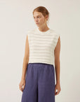 NAIF - CLODIE SWEATER - WHITE - SS25