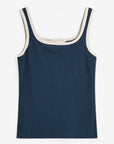 MINIMUM - ODETTE TOP - BLUE INSIGNA - SS26