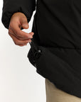SELFHOOD - MANTEAU SURDIMENSSIONÉ - NOIR - AH25