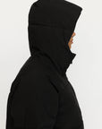 SELFHOOD - MANTEAU SURDIMENSSIONÉ - NOIR - AH25