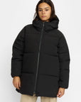 SELFHOOD - MANTEAU SURDIMENSSIONÉ - NOIR - AH25