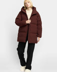 SELFHOOD - MANTEAU SURDIMENSSIONÉ - BOURGOGNE - AH25