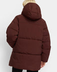 SELFHOOD - MANTEAU SURDIMENSSIONÉ - BOURGOGNE - AH25