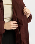 SELFHOOD - MANTEAU SURDIMENSSIONÉ - BOURGOGNE - AH25