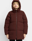 SELFHOOD - MANTEAU SURDIMENSSIONÉ - BOURGOGNE - AH25