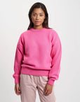 COLORFUL STANDARD - OVERSIZED MERINO WOOL CREW - COFFE BROWN