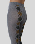 SWEDISH STOCKINGS - COLLANT KRISTINA COTON - ARGYLE