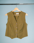 MERCEDES MORIN - PORTLAND VEST - KHAKI - SS26