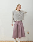 EVE GRAVEL - TRICOT SANS MANCHE POTTER - GRIS - AH26
