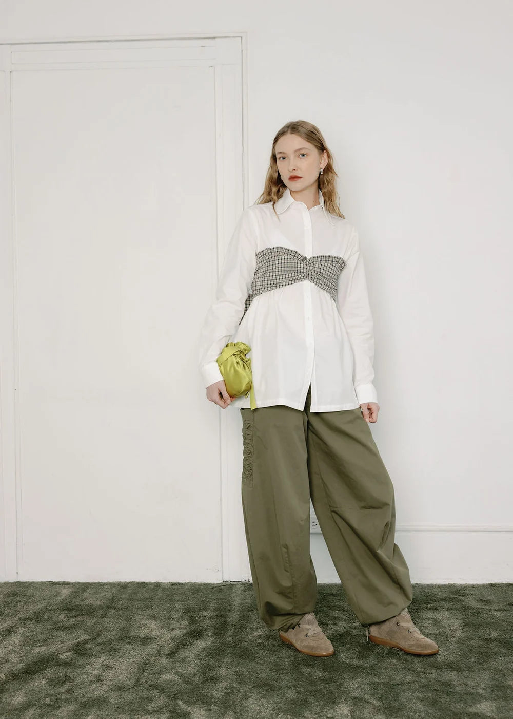 A BRONZE AGE - PANTALON GREENWICH - ARMY TWILL - AH26