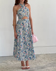 A BRONZE AGE - ROBE NAYA - FLORAL FAERIE - PÉ26