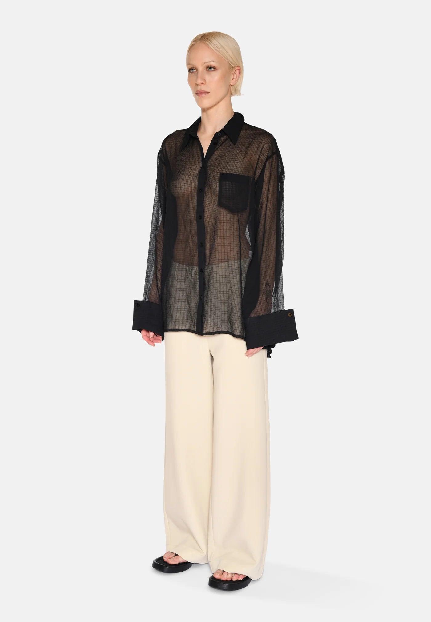 MINIMUM - CHEMISE PINA - NOIR - PÉ25