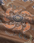 SKALL STUDIO - FOULARD PIPPA - BRUN PAISLEY - AH26