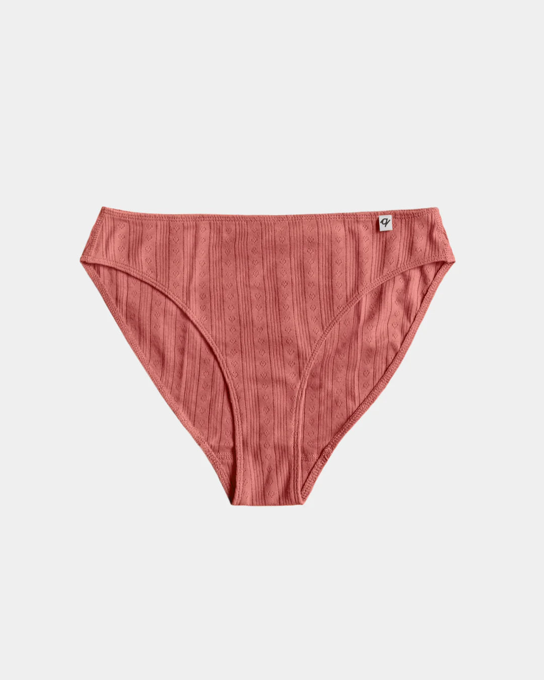 Q FOR QUINN - CULOTTE EN POINTELLE - GARANCE FONCÉ