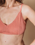 Q FOR QUINN - BRALETTE EN POINTELLE - PALE MADDER