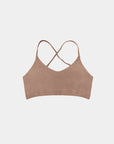Q FOR QUINN - CROSS-OVER BRALETTE - DARK NUDE