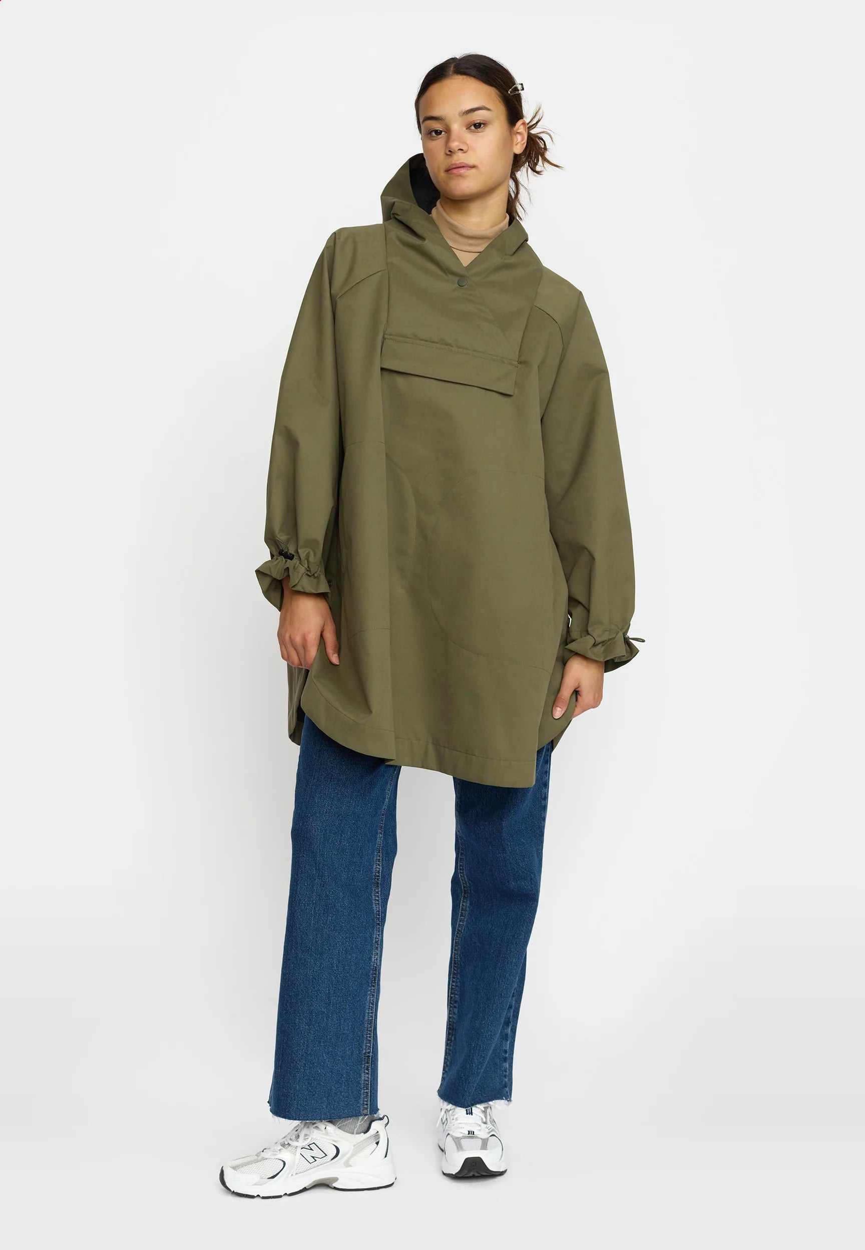 SELFHOOD - PONCHO - KAKI - AH25