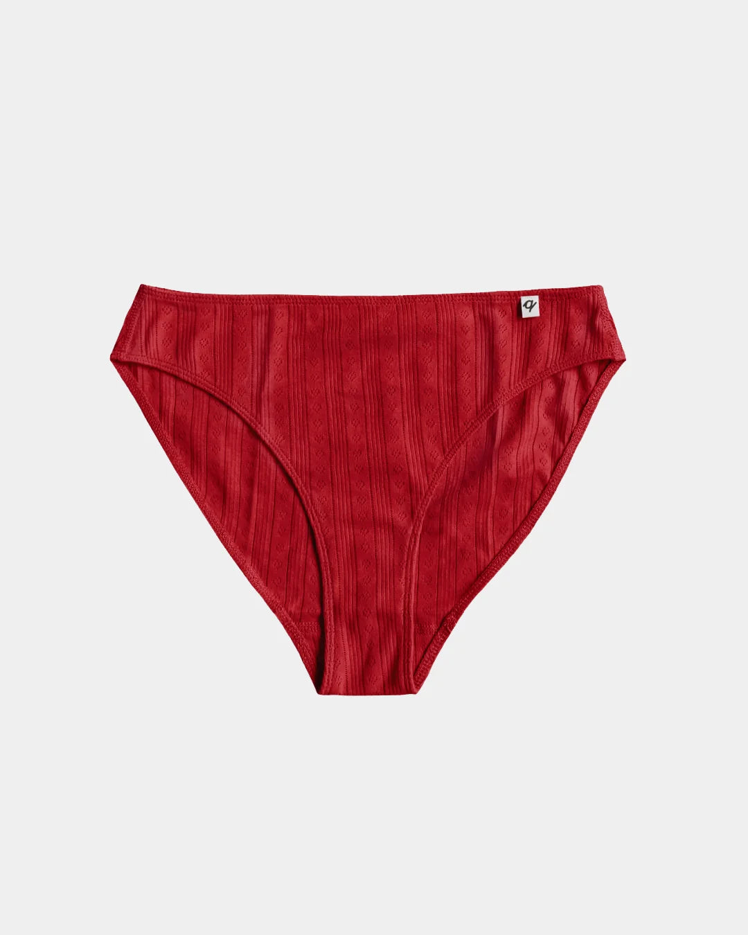 Q FOR QUINN - POINTELLE SHORTS - SCARLET