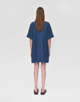 MINIMUM - REJA BLOUSE DRESS - INSIGNIA BLUE - SS26