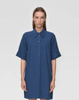 MINIMUM - REJA BLOUSE DRESS - INSIGNIA BLUE - SS26