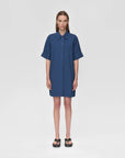 MINIMUM - REJA BLOUSE DRESS - INSIGNIA BLUE - SS26
